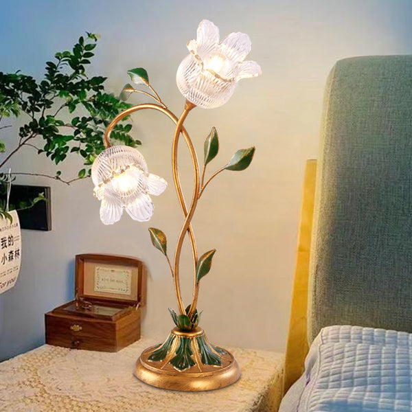 Rustic Creative Floral Decorative Table Lamp