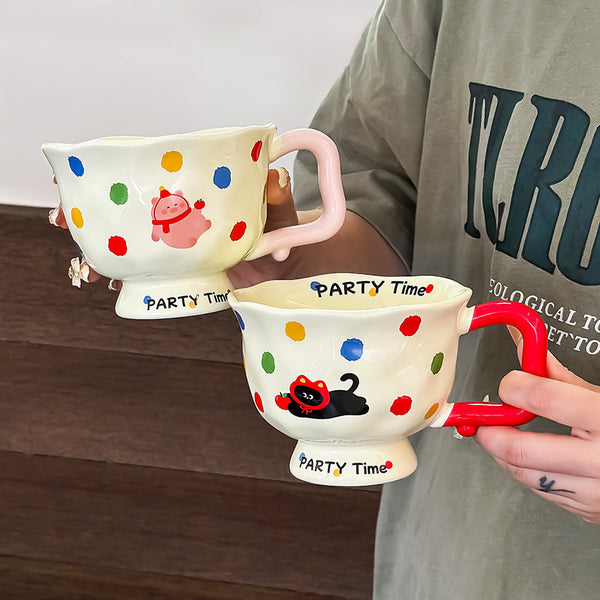 Ceramic Mug - Cute Home Drinking Cup